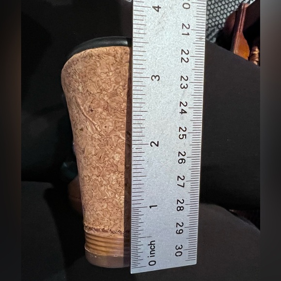 Clarks Cork Wedge Strappy Blue Sandals size 8 1/2 - Picture 12 of 12